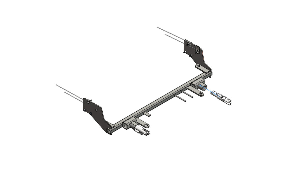 Blue Ox BX3839 Tow Bar Base Plate for Select Volkswagen Golf