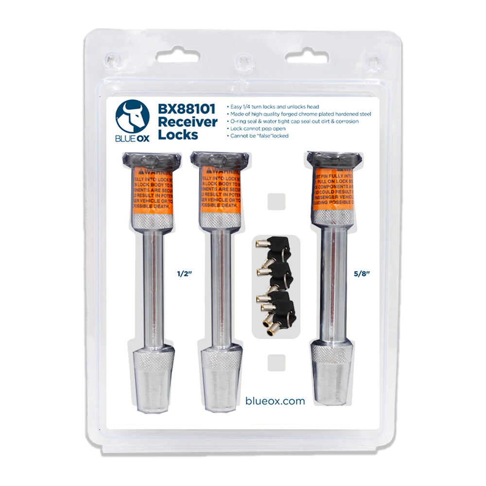 Blue Ox BX88101 Hitch Receiver and Tow Bar Locks