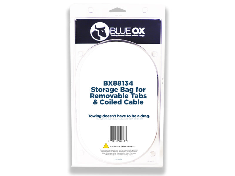 Blue Ox BX88134 Removable Attachment Tabs/Coil Cable Vinyl Bag