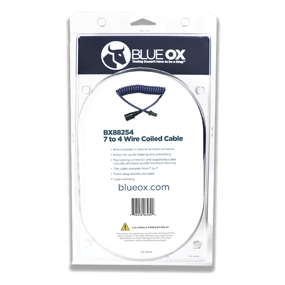 Blue Ox BX88254 Coiled Cable Extension