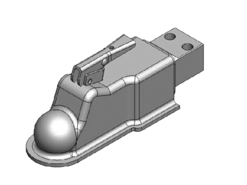 Blue Ox BX88259 Coupler Ball Adapter
