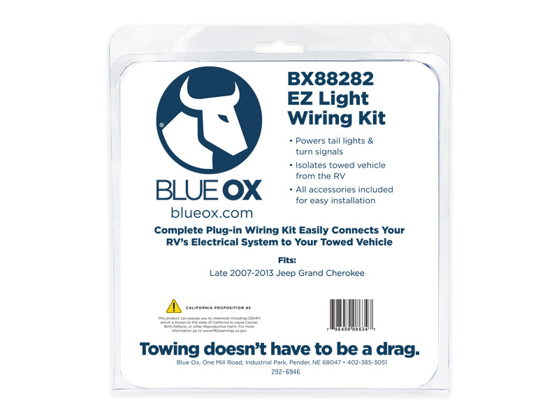 Blue Ox BX88282 EZ Light Wiring Harness Kit for Select Jeep Grand Cherokee