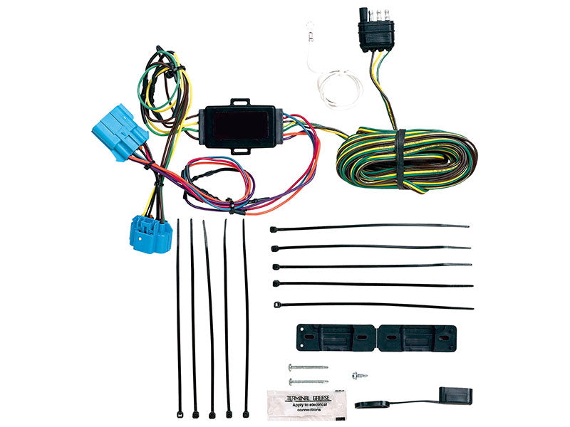 Blue Ox BX88317 EZ Light Wiring Harness Kit for Select Cadillac Escalade, Chevrolet Avalanche 1500, Chevrolet Avalanche 2500, Chevrolet Silverado 1500, Chevrolet Silverado 2500, Chevrolet Silverado 3500, Chevrolet Silverado HD, Chevrolet Suburban 1500,