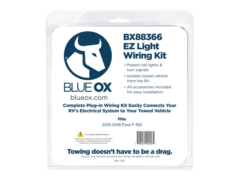 Blue Ox BX88366 EZ Light Wiring Harness Kit for Select Ford F-150