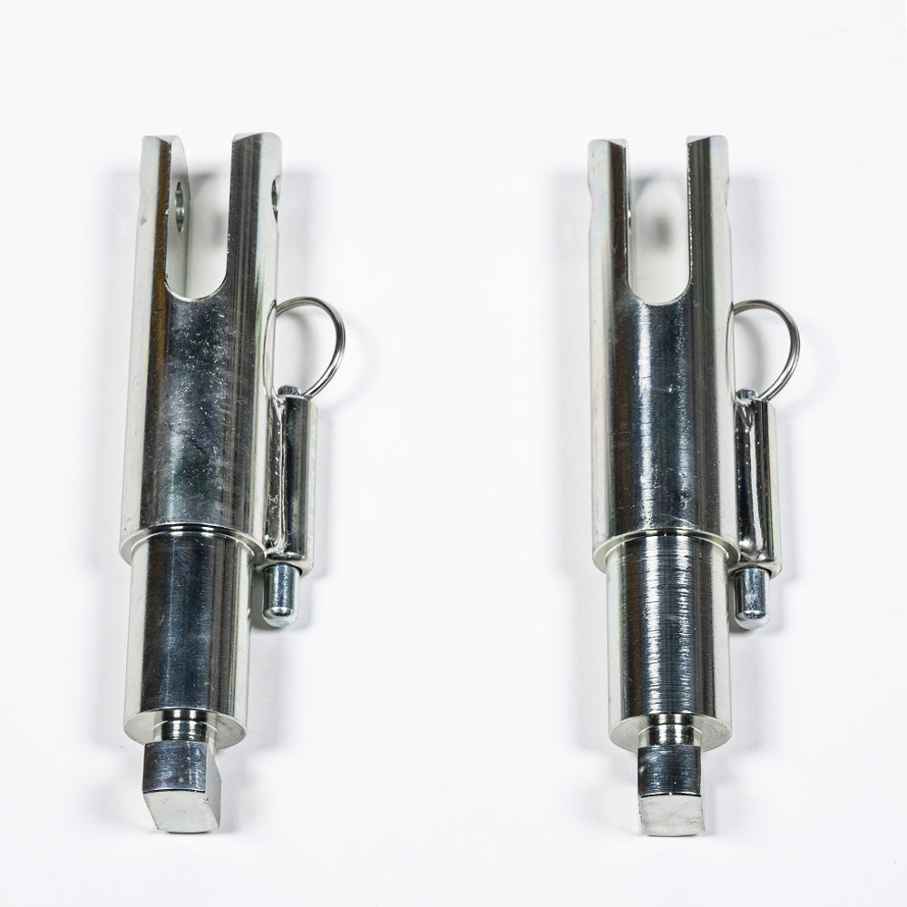 Blue Ox BX88381 Removable Attachment Tab Kit,SF/SB,1 Hole,Pair