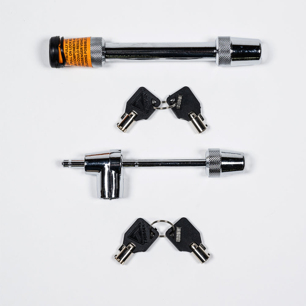 Blue Ox BX88403 KIT, PIN STYLE COUPLER LOCK AND 5/8 X 3 1/2 RECEIVER LOCK