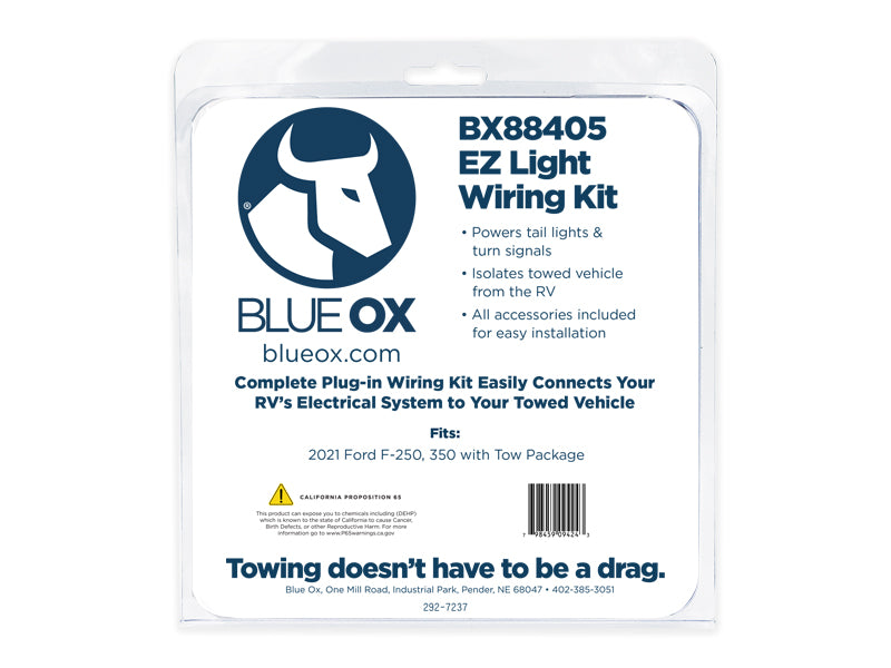 Blue Ox BX88405 EZ Light Wiring Harness Kit for Select Ford F-250 Super Duty, Ford F-350 Super Duty