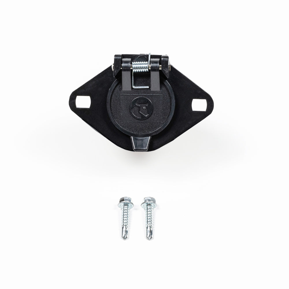 Blue Ox BX88413 KIT,6 PIN CONNECTOR,BLACK PLASTIC,SINGLE