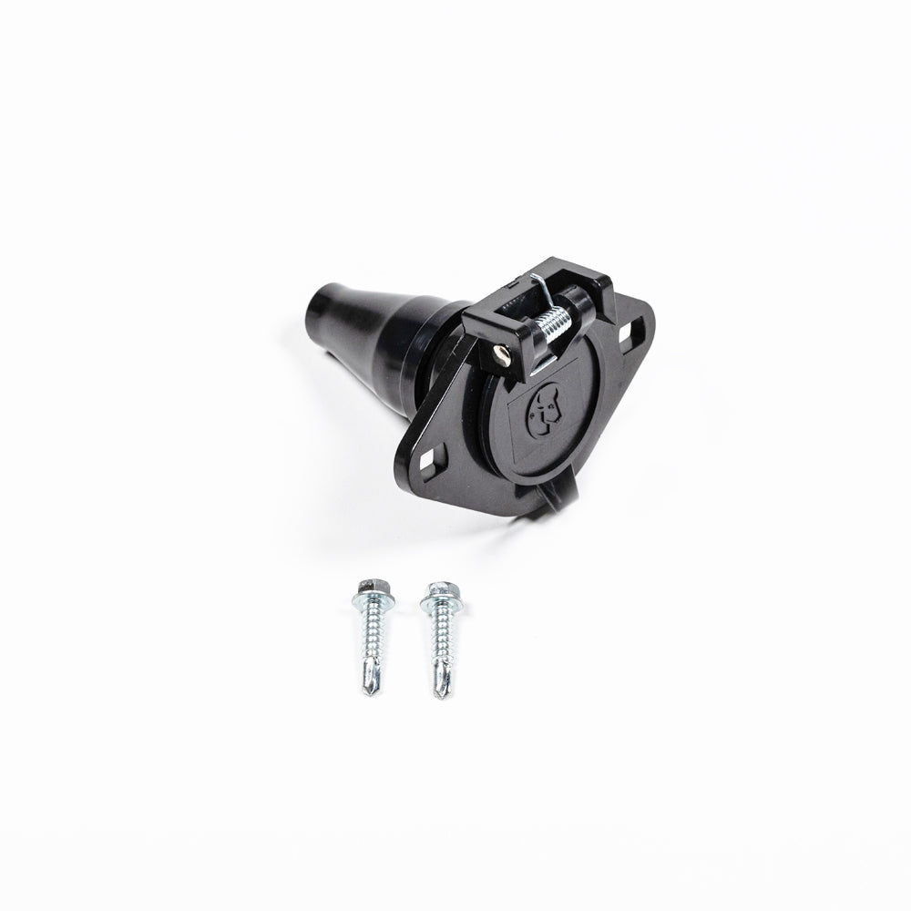 Blue Ox BX88385 6 PIN CONNECTOR KIT,BLACK PLASTIC,QTY. 5