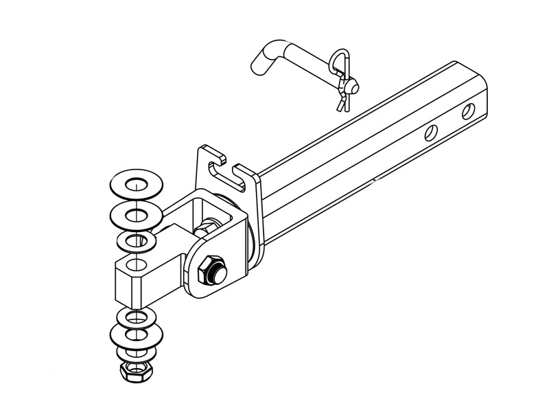 Blue Ox BX88438 Tow Bar Hitch Connector.