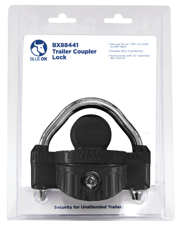 Blue Ox BX88441 Kit, Dual Purpose Coupler Lock and U-Lock
