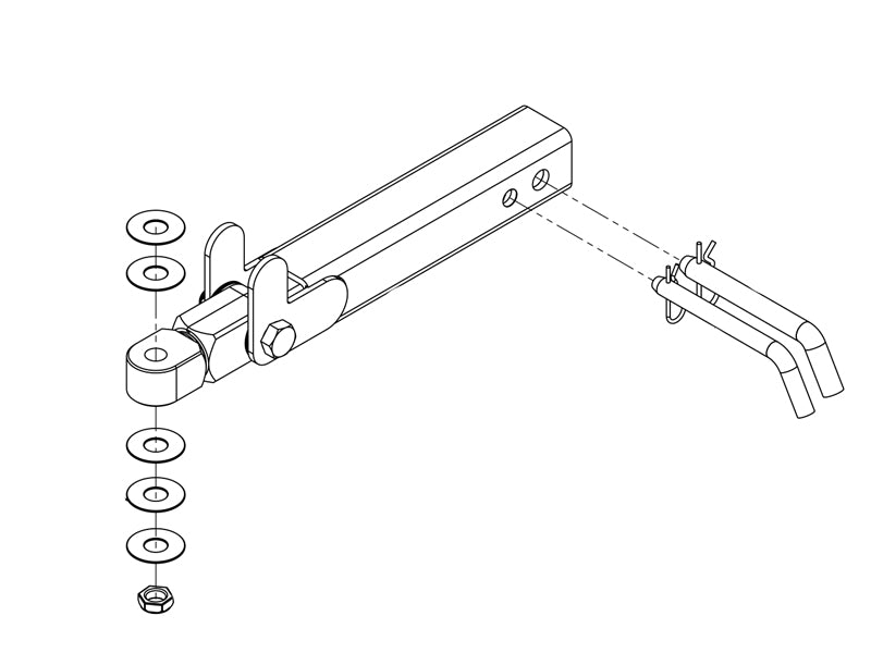 Blue Ox BX88448 Tow Bar Hitch Connector