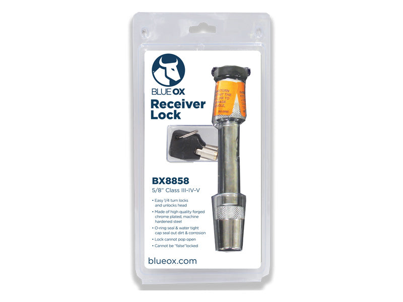 Blue Ox BX8858 Trailer Hitch Receiver Lock