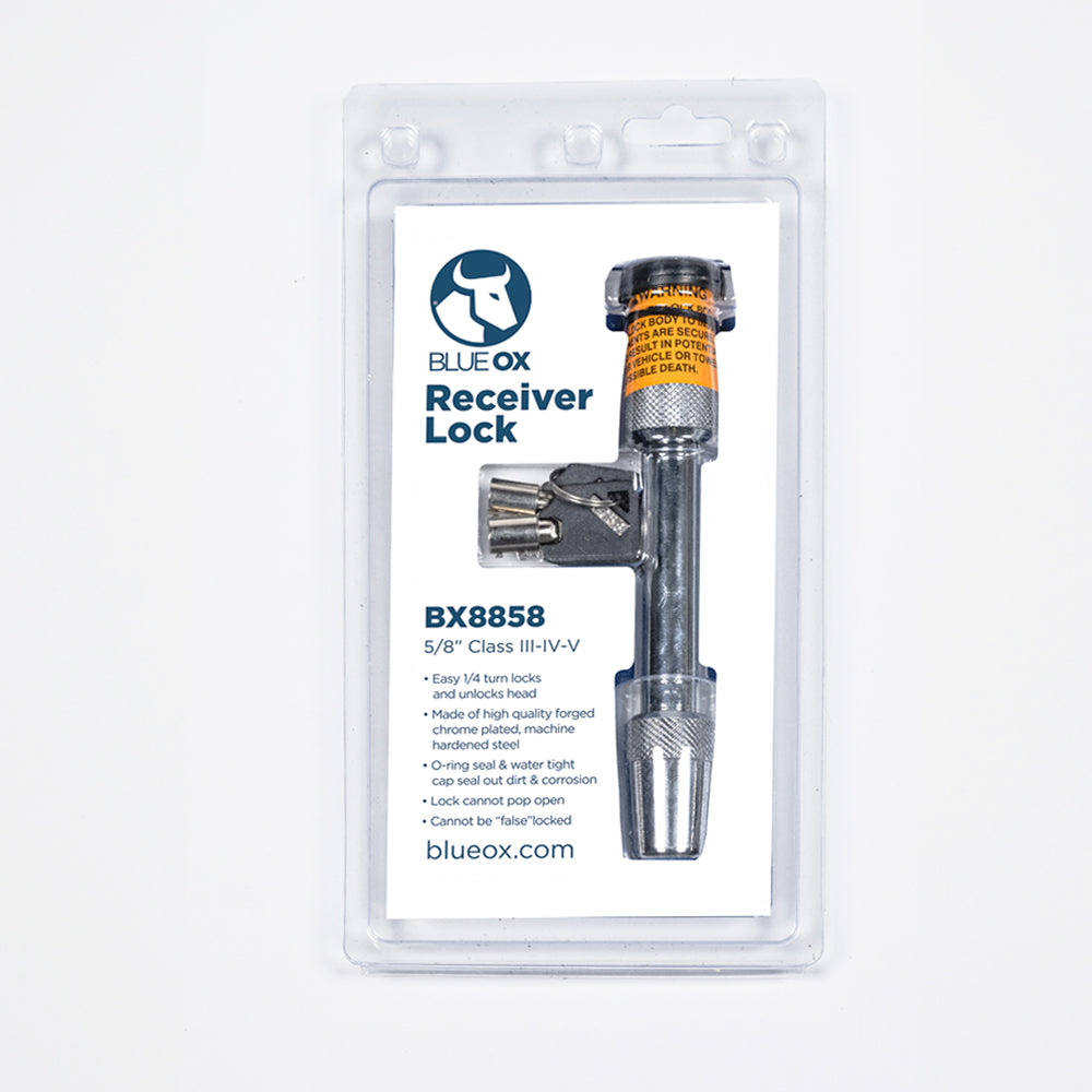 Blue Ox BX8858 Trailer Hitch Receiver Lock