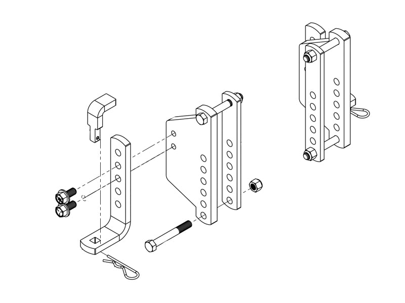 Blue Ox BXW4080 TrackPro/2-Point Hitch Accessory