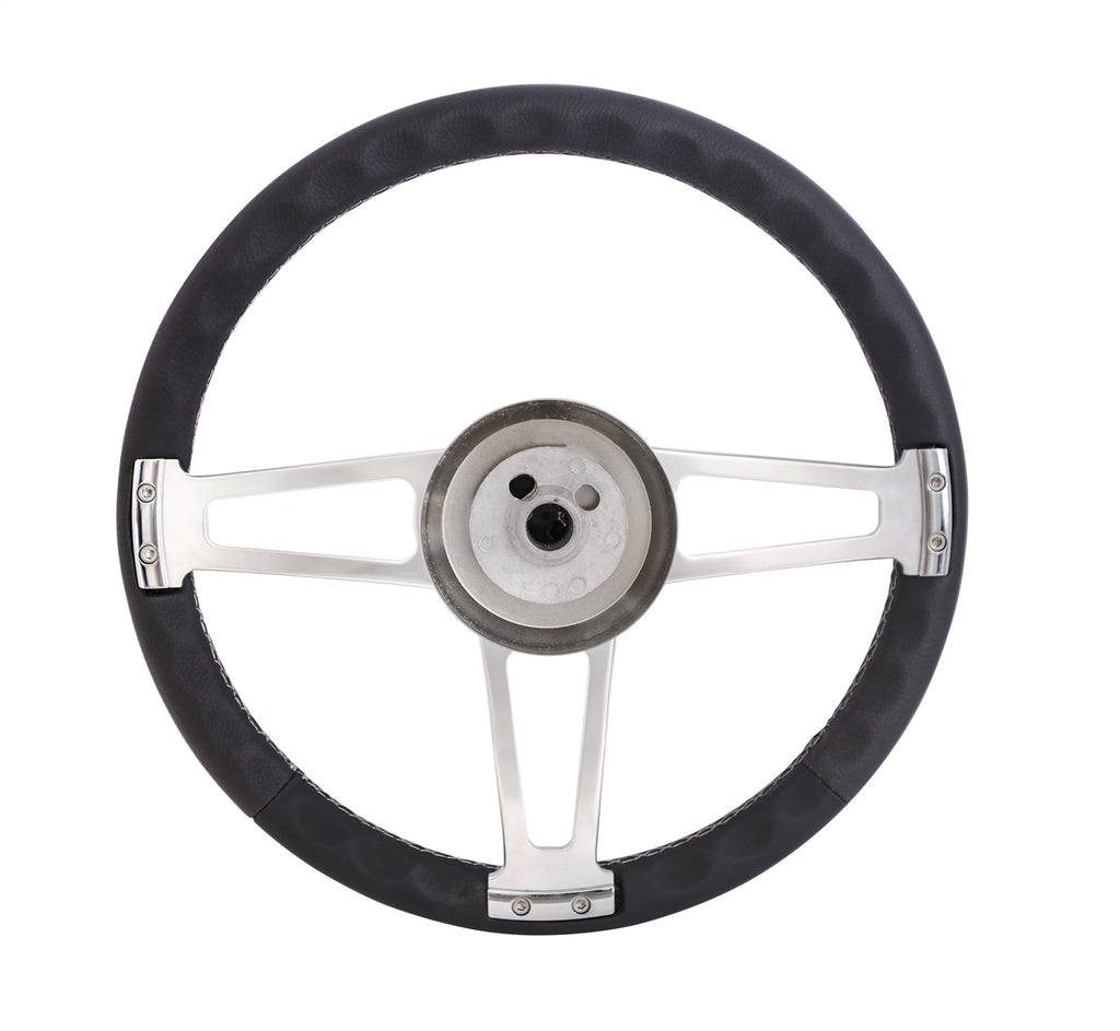 Grant 1911-2 Billet T Series Steering Wheel and Installation Kit for Select Chevrolet Blazer, Chevrolet C10 Pickup, Chevrolet C10 Suburban, Chevrolet C20 Pickup, Chevrolet C20 Suburban, Chevrolet C30 Pickup, Chevrolet G10, Chevrolet G10 Van, Chevrolet