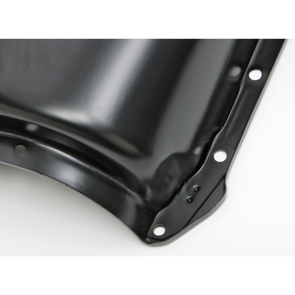Bb-Chevy-396-454-(65-95)-Steel-Engine-Oil-Pan-With-Kickouts--Black-Finish