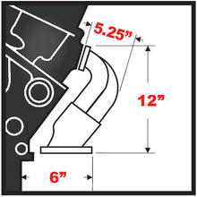Load image into Gallery viewer, Bb-Chevy-Street-Rod-Block-Hugger-Headers--Black-Maxx-Coated