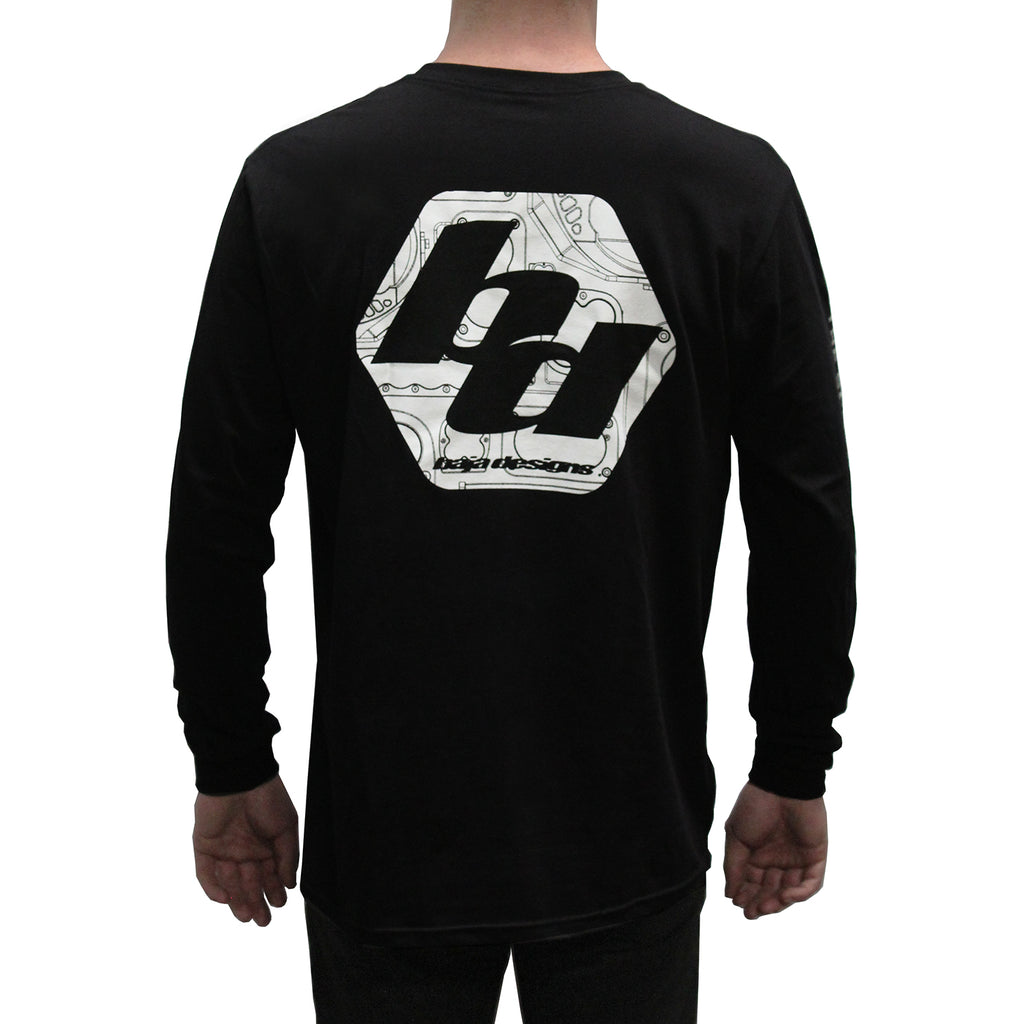 Bd-Black-Mens-Long-Sleeve-Shirt-Small-Baja-Designs