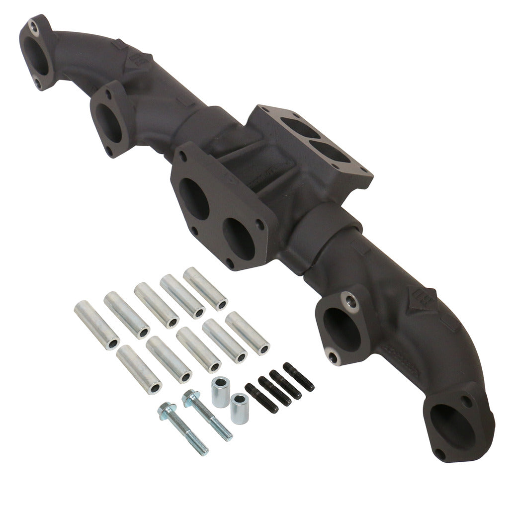 Bd-Cummins-Isx-Exhaust-Manifold-Pre-2002-T6-Upgrade-10Mm-Studs