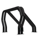 Go Rhino 9809560DDB Bed Bars Complete Kit - Double Bar/Double Kicker (Between wheel wells) - Black