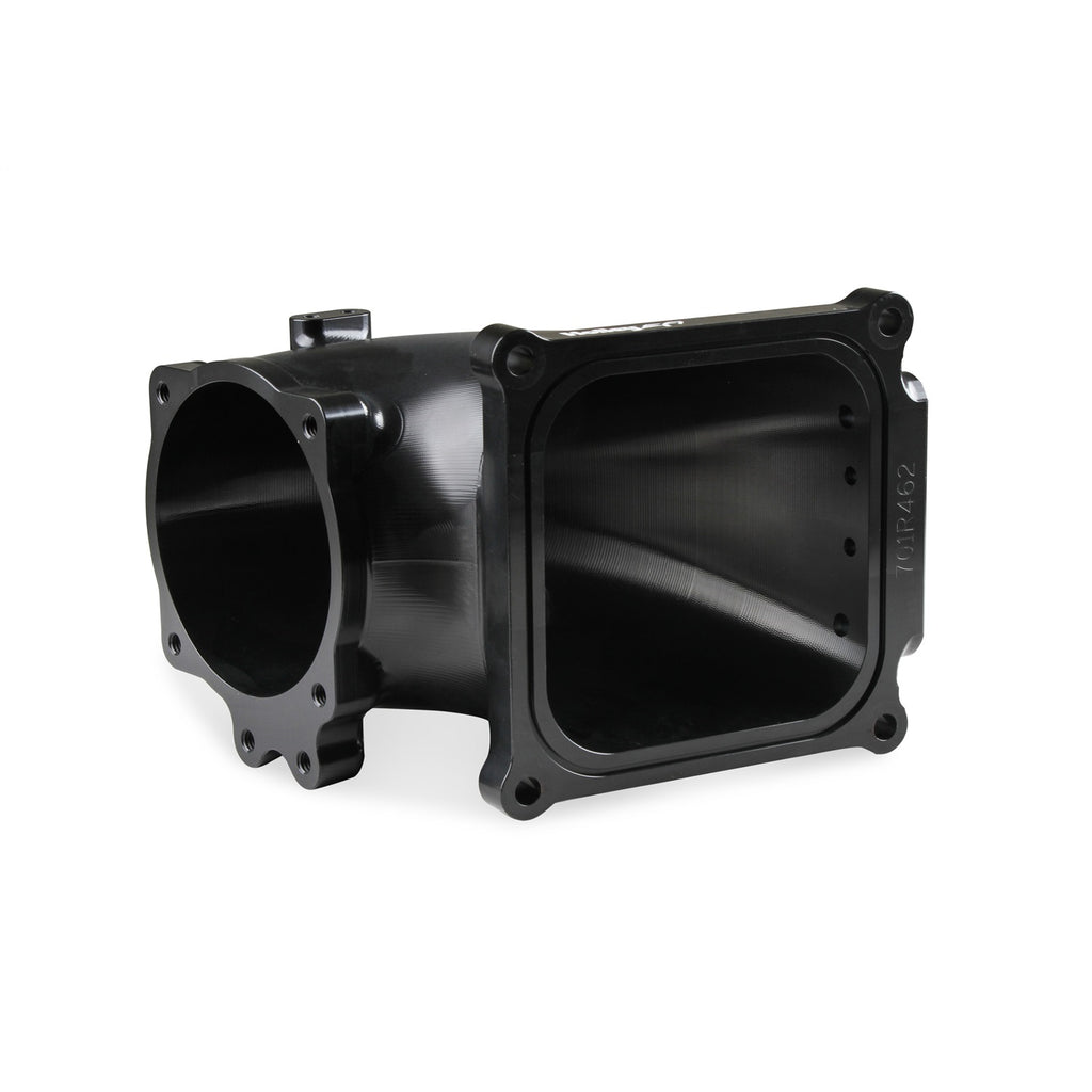 Billet-4500-Efi-Throttle-Body-Intake-Elbow-Ford-5.0-To-4500-Black-Finish