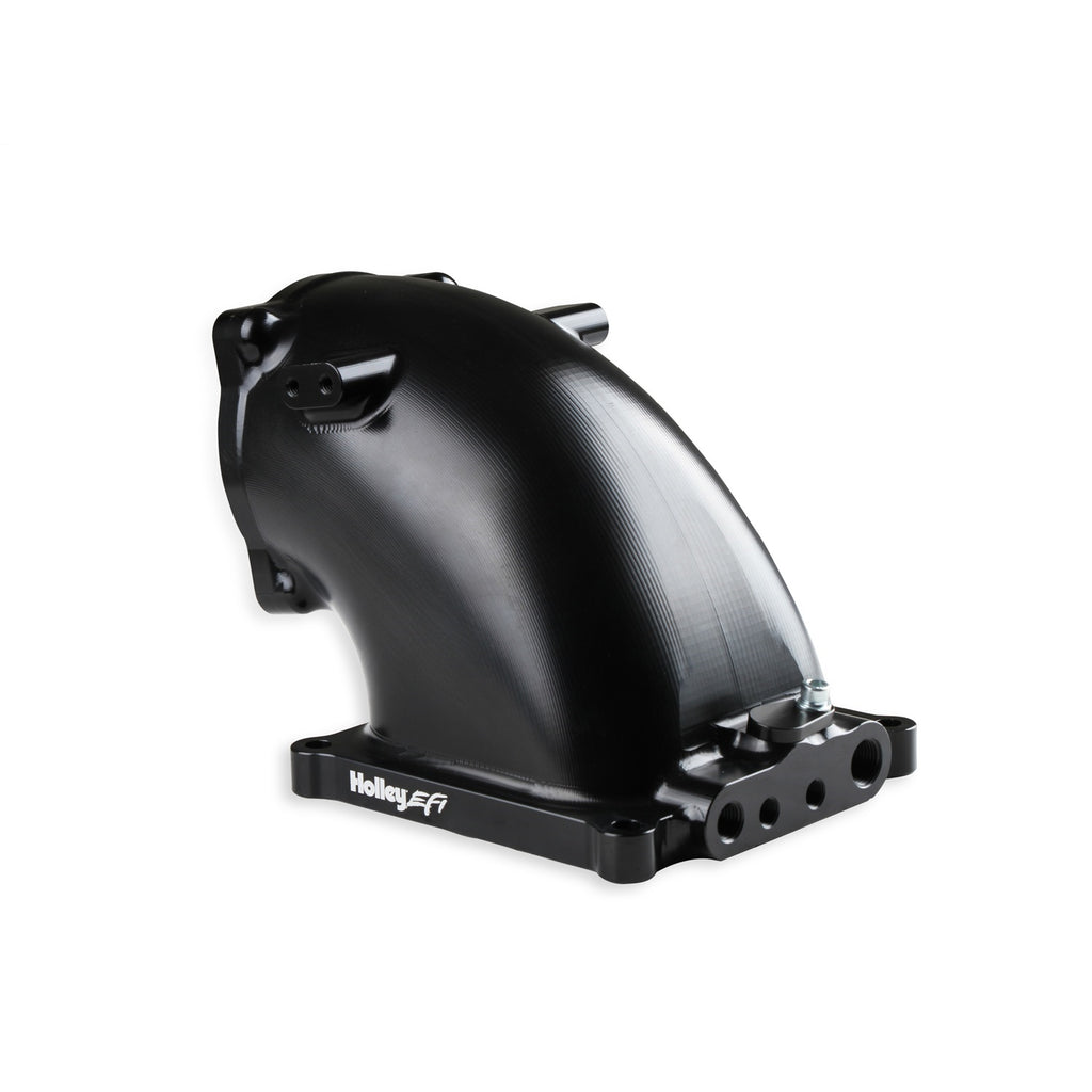 Billet-4500-Efi-Throttle-Body-Intake-Elbow-Ford-5.0-To-4500-Black-Finish