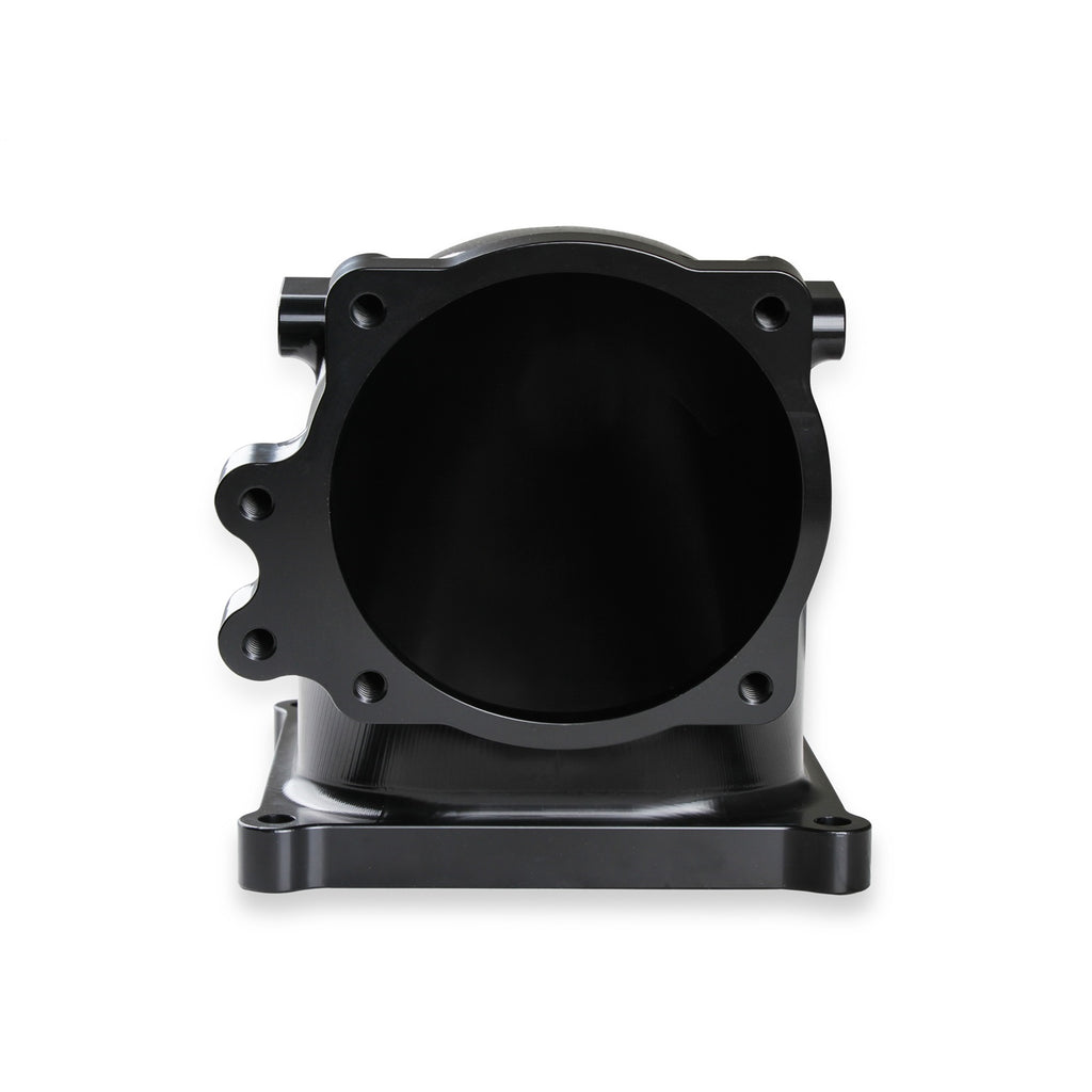 Billet-4500-Efi-Throttle-Body-Intake-Elbow-Ford-5.0-To-4500-Black-Finish
