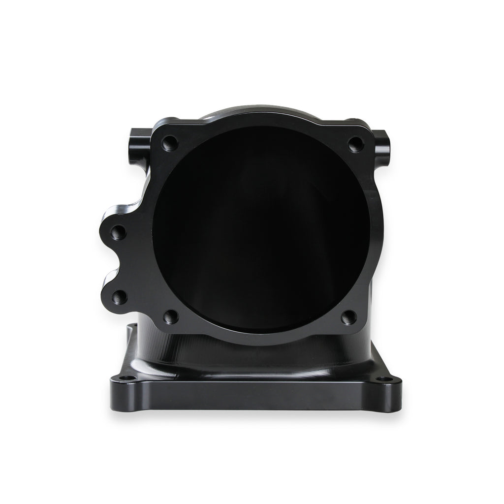 Billet-4500-Efi-Throttle-Body-Intake-Elbow-Ford-5.0-To-4500-Black-Finish