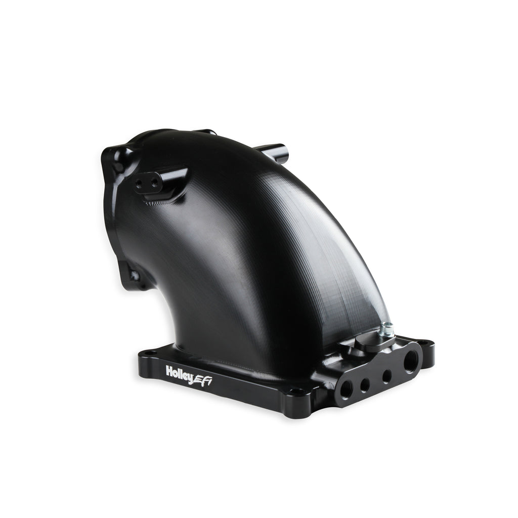 Billet-4500-Efi-Throttle-Body-Intake-Elbow-Ford-5.0-To-4500-Black-Finish