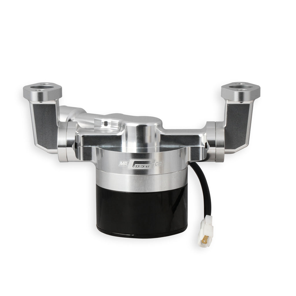 Billet-Aluminum-Electric-Water-Pump---Silver---40-Gpm