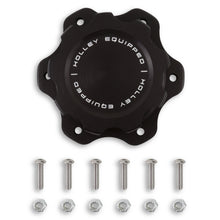 Load image into Gallery viewer, Billet-Fuel-Cell-Cap-W6-Bolt-Flange-Holley