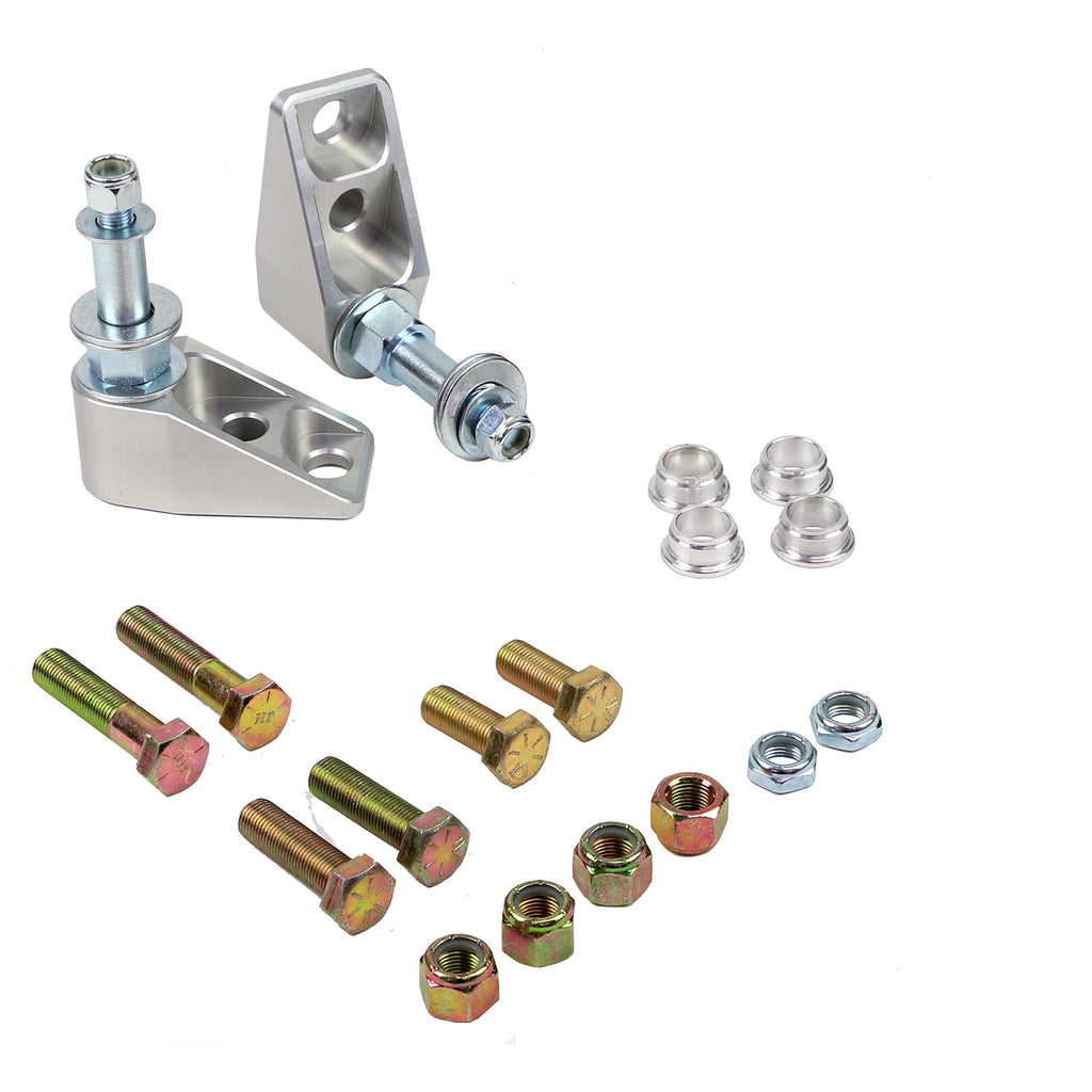 Billet-Lower-ShockwaveCoil-Over-Mounts-With-Stud-And-Hardware.-Sold-As-Pair.