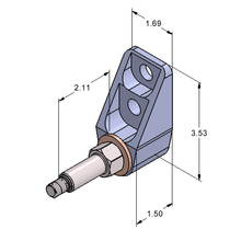 Load image into Gallery viewer, Billet-Lower-ShockwaveCoil-Over-Mounts-With-Stud-And-Hardware.-Sold-As-Pair.