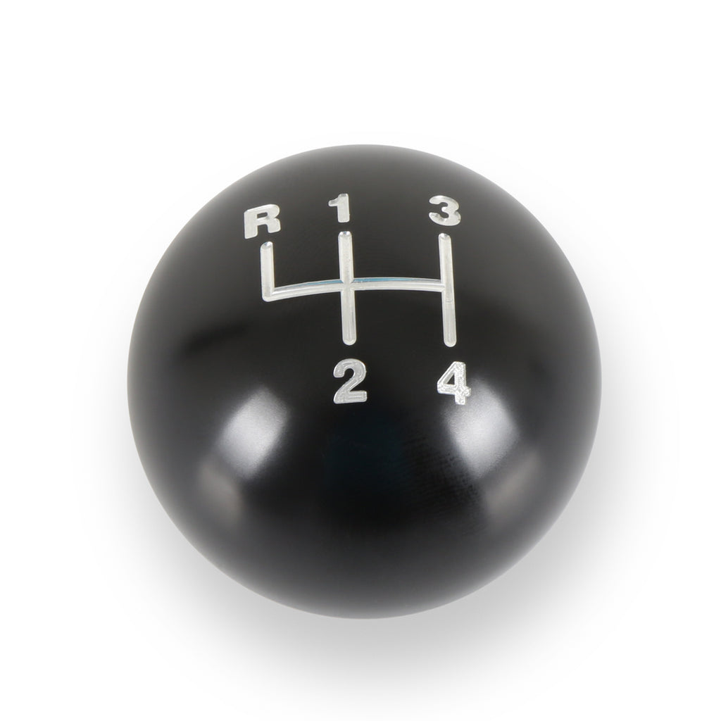 Billet-Shift-Knob---4-Speed-Pattern---Gloss-Black