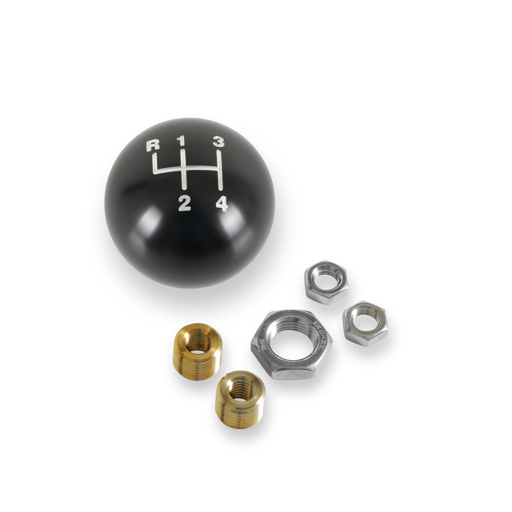 Billet-Shift-Knob---4-Speed-Pattern---Gloss-Black
