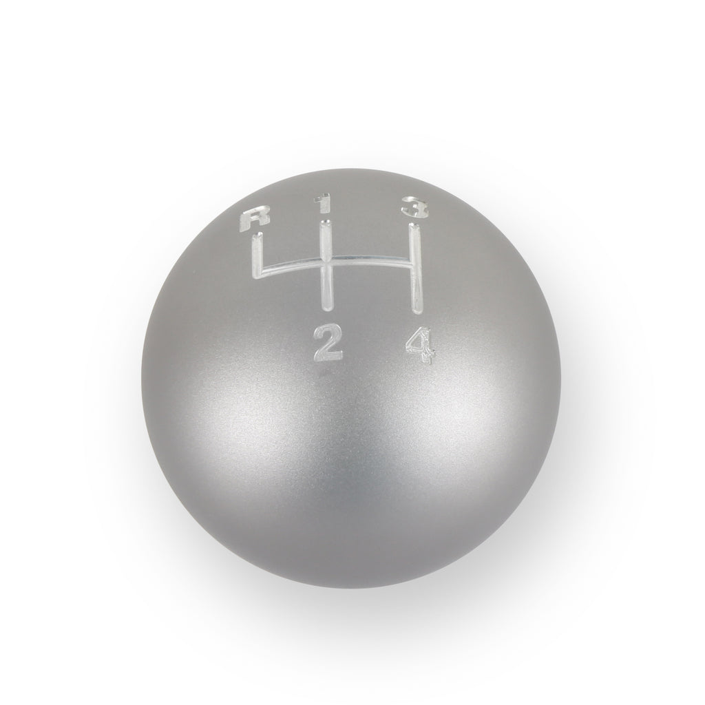 Billet-Shift-Knob---4-Speed-Pattern---Matte-Grey