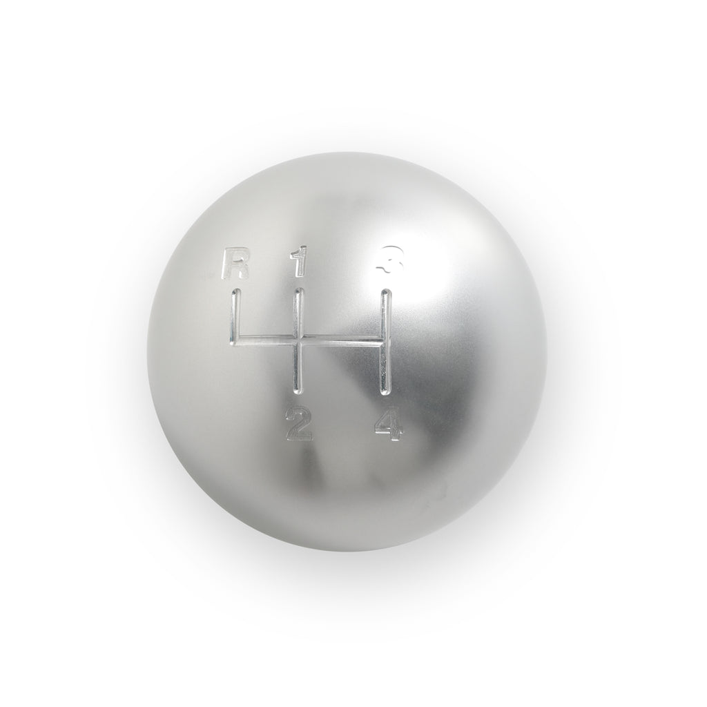 Billet-Shift-Knob---4-Speed-Pattern---Silver