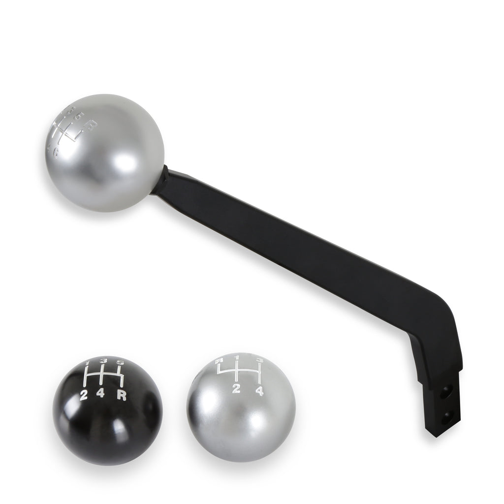Billet-Shift-Knob---4-Speed-Pattern---Silver