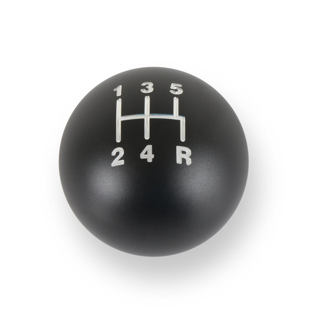 Billet-Shift-Knob---5-Speed-Pattern---Matte-Black