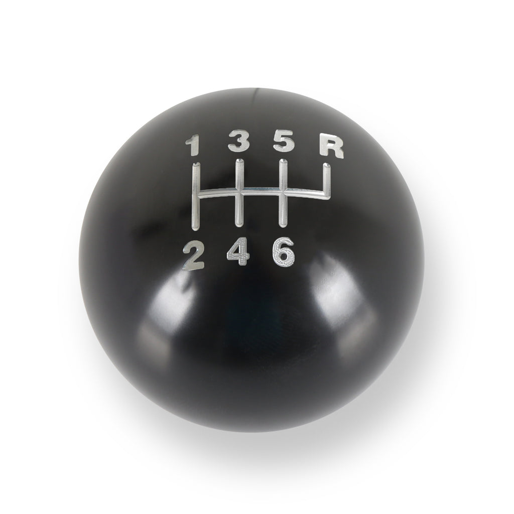 Billet-Shift-Knob---6-Speed-Pattern---Gloss-Black