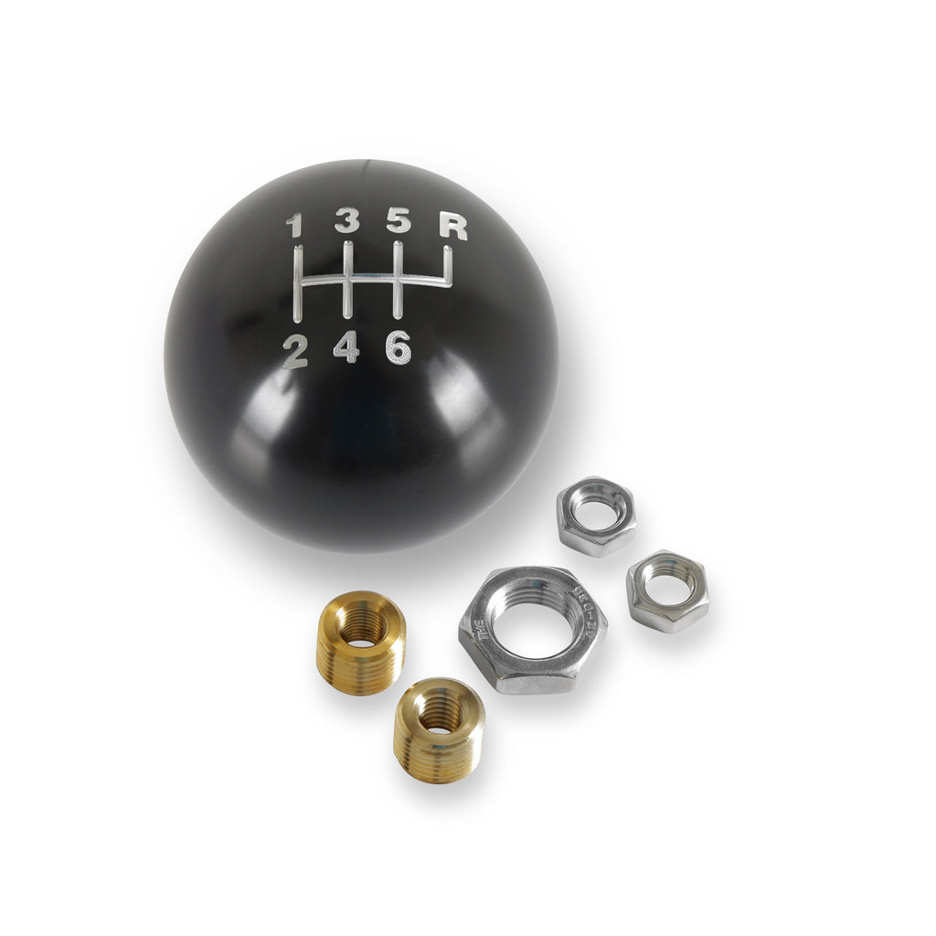 Billet-Shift-Knob---6-Speed-Pattern---Gloss-Black