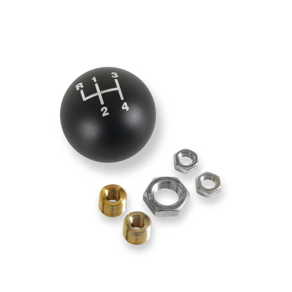 Billet-Shift-Knob---6-Speed-Pattern---Matte-Black