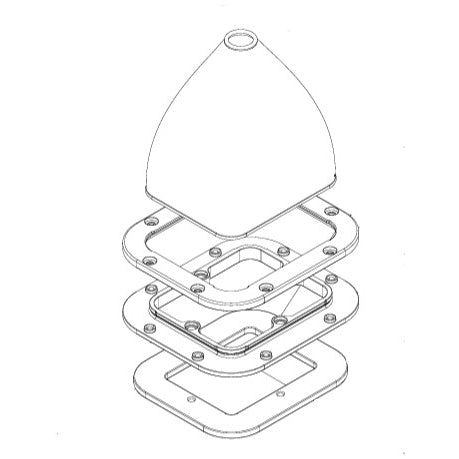 Billet-Shifter-Boot-And-Bezel---Rectangular---Black-Finish