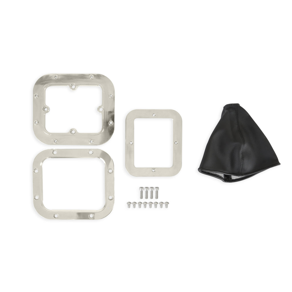 Billet-Shifter-Boot-And-Bezel---Rectangular---Polished-Finish