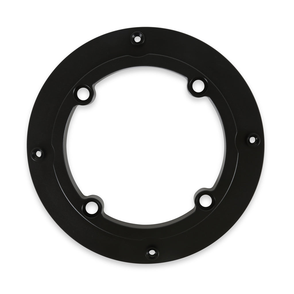 Billet-Shifter-Boot-And-Bezel---Round---Black-Finish