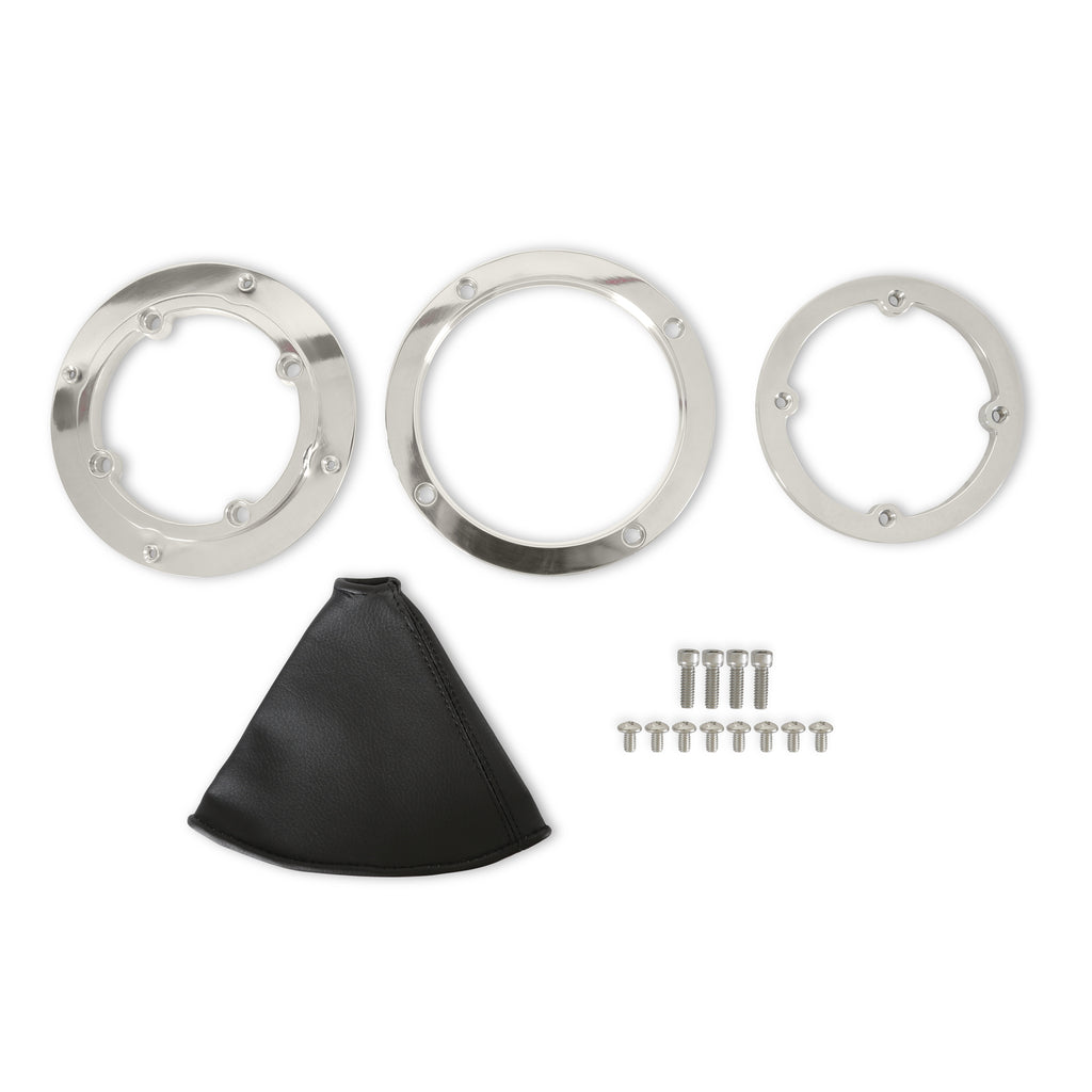 Billet-Shifter-Boot-And-Bezel---Round---Polished-Finish