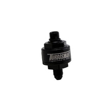 Load image into Gallery viewer, Billet-Turbo-Oil-Feed-Filter-W-44-Micron-Pleated-Disc-An-4-Male-To-An-4-Orb--Black