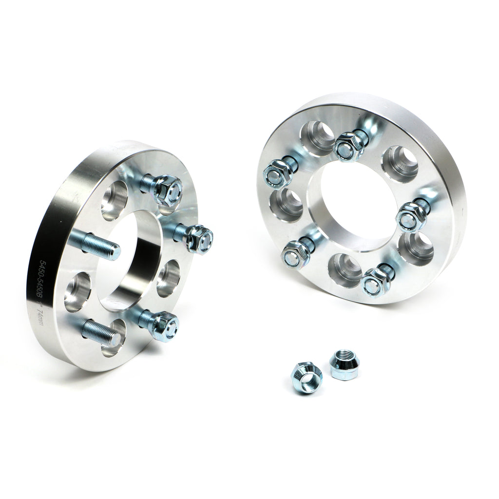 Billet-Wheel-Spacers;-5-Lug;-4.5-In.-Bolt-Circle;-12-In.20-Studs;-1-In.-Thick195964-Pontiac-Engin