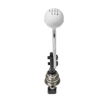 Load image into Gallery viewer, BilletPlus-Shifter-1015-Camaro-3.6L-V6-WMan-Trans-Chrome-Flat-Blade-White-Bal